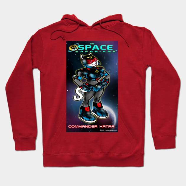 The Space Safarians- Commander Katra Hoodie by DocNebula